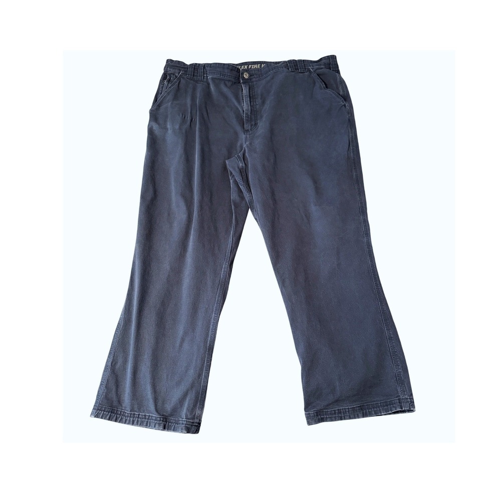 Duluth Trading Co Pants Mens 46x30* Blue Flex Fire Hose Relaxed Fit Work Utility